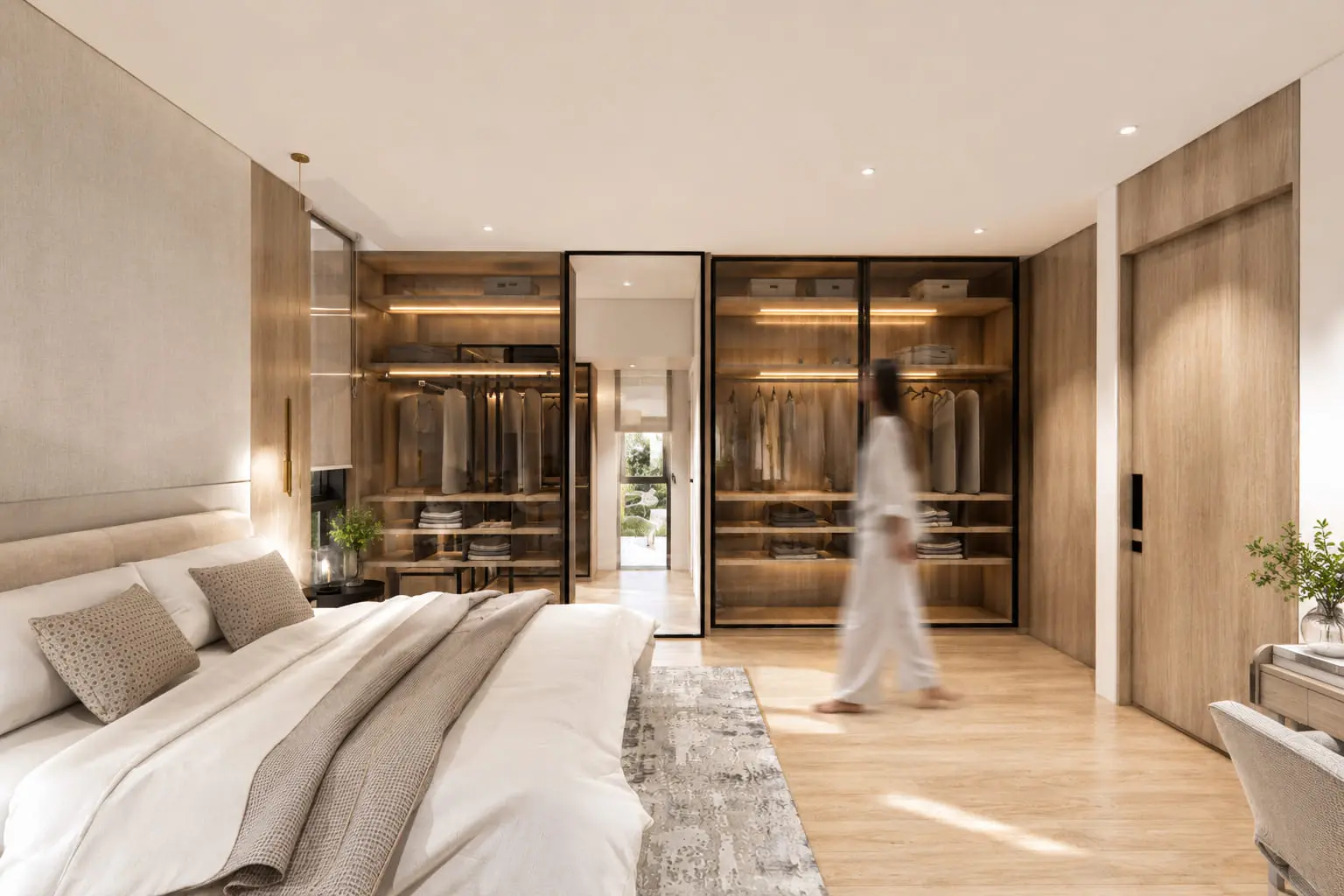 Principal suite and dressing room at the Nim Road development