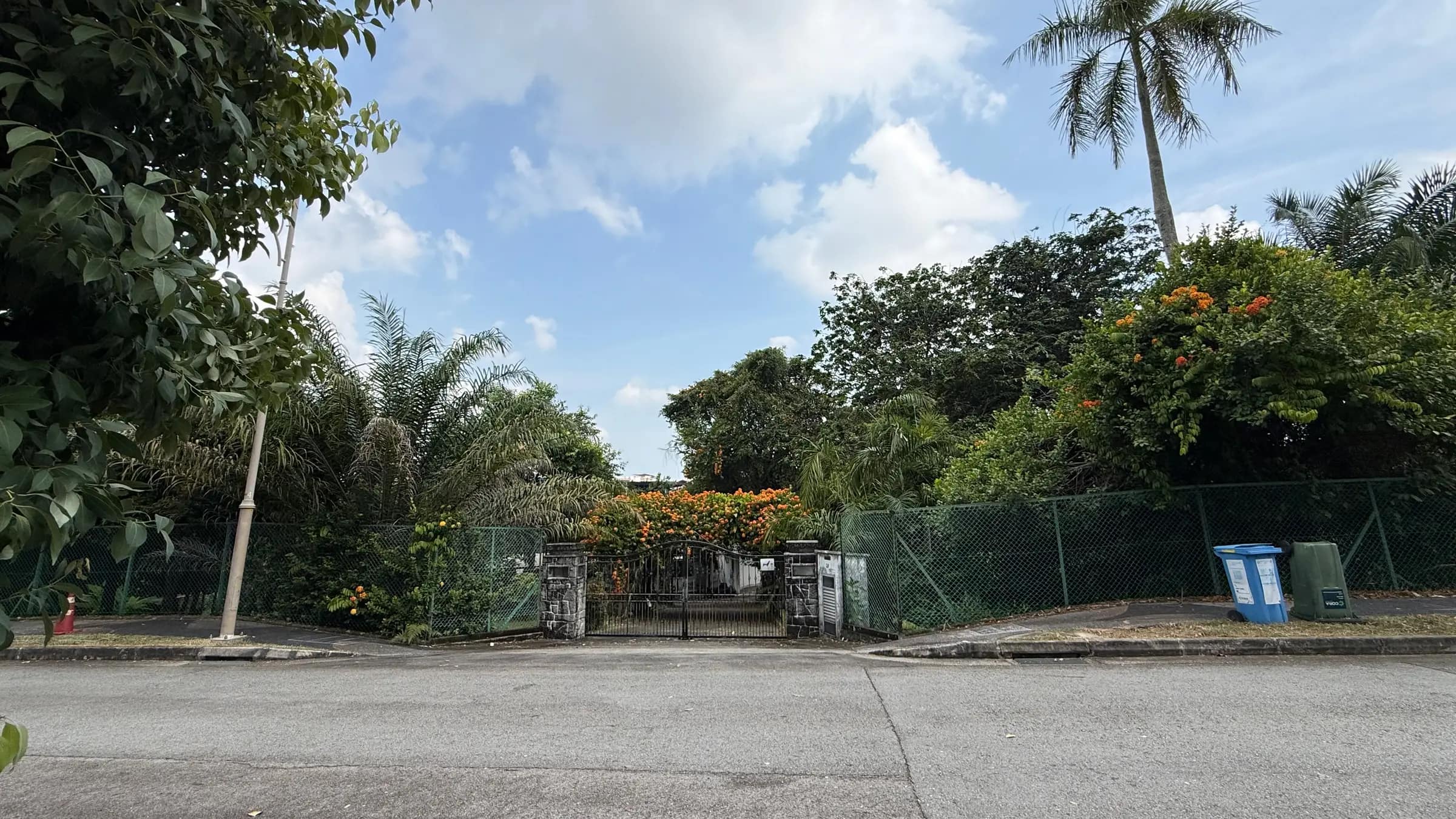 The Gerald Crescent site before redevelopment.