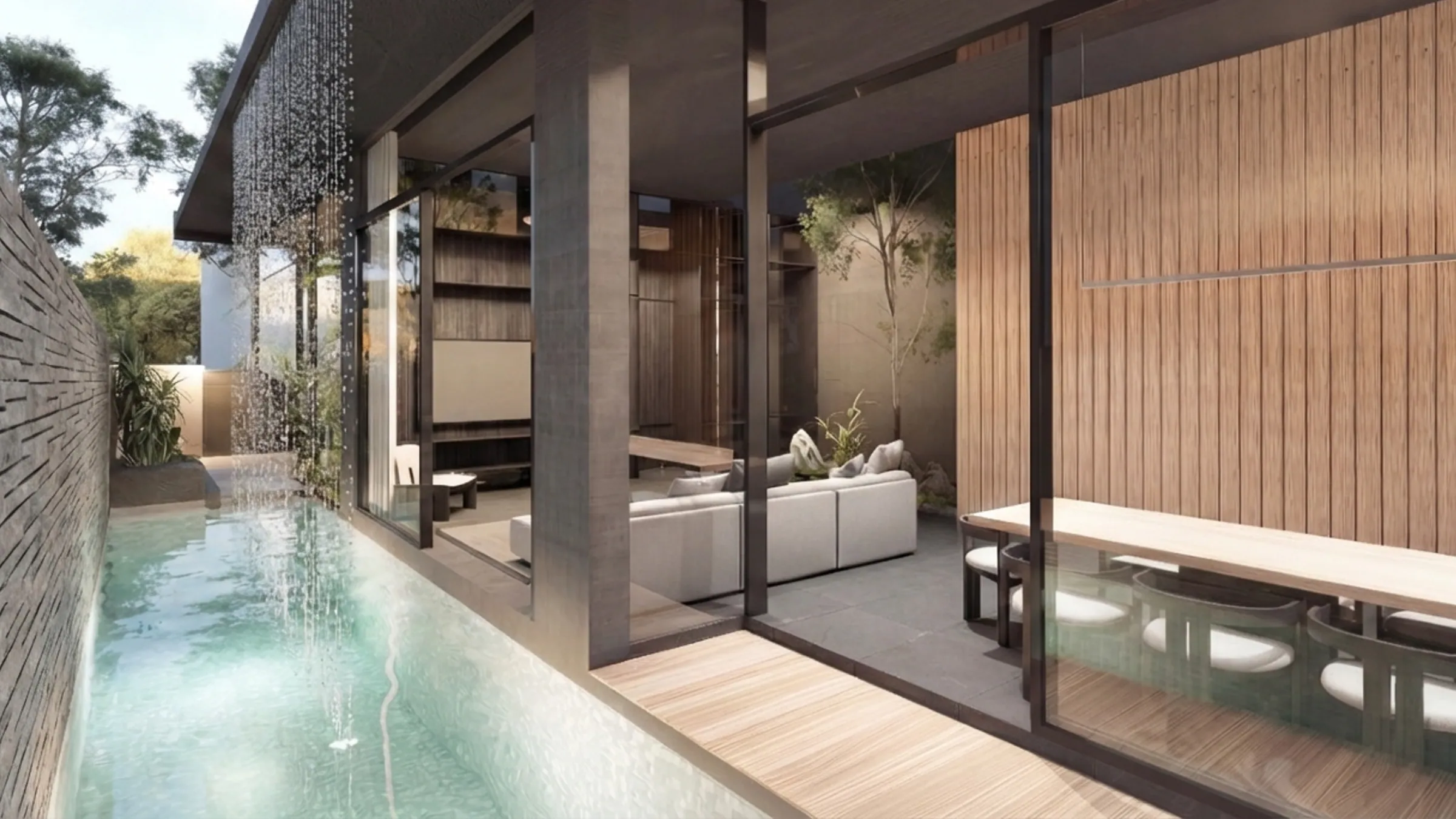 The pool at Nim Road.