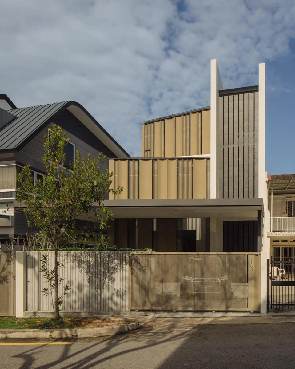 The Business Times on a tropical house drawing on Islamic architecture.